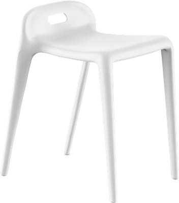 Стул пластиковый GreenTerra Espace (белый)