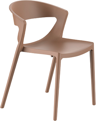 Стул пластиковый GreenTerra Evok (капучино)