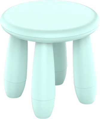 Табурет детский GreenTerra Barny (мятный)
