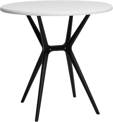 Стол пластиковый GreenTerra Teori T2 (белый/черный)