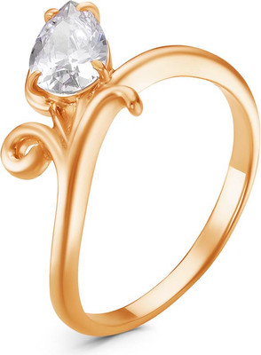 Кольцо Wolves Весенний Тюльпан 1451 (р.19.5, белый)