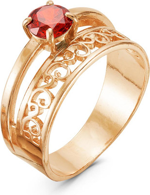 Кольцо Wolves Изящный гранат Двойное 1720 (р.18.5)