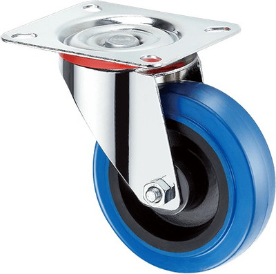 Опора колесная для тележки складской Ronel SRCL 55 (синий)