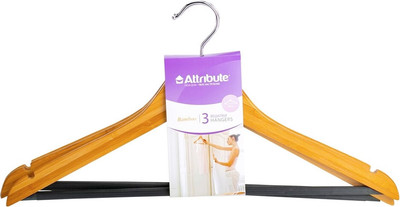 Набор деревянных вешалок-плечиков Attribute Bamboo AHB233 (3шт)