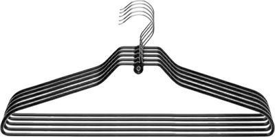 Набор металлических вешалок-плечиков Attribute Neo Black&white AHS235 (5шт)