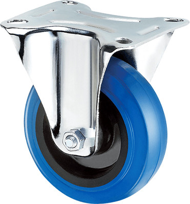 Опора колесная для тележки складской Ronel FRCL 63 (синий)