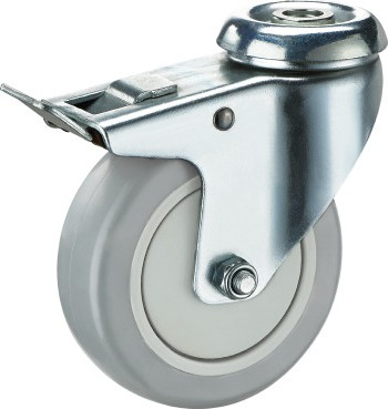 Опора колесная для тележки складской Ronel TPRb 42 (серый)