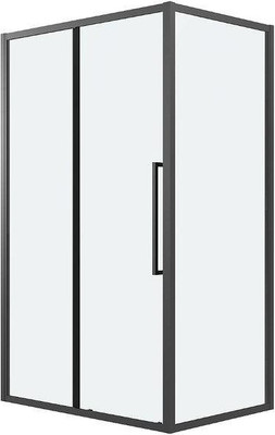 Душевой уголок Grossman Cosmo 130x100x195 / 120.K33.02.1310.21.00 (черный матовый/стекло прозрачное)