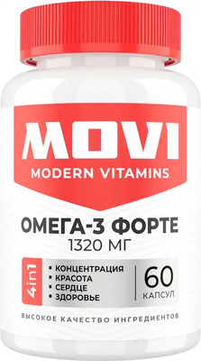 Жирные кислоты Movi Omega-3 Форте (60 капсул)