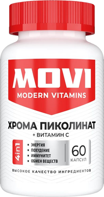 Витаминно-минеральный комплекс Movi Хром пиколинат с Витамином С (60 капсул)