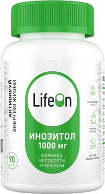 Витамин LifeON Инозитол (90 капсул)