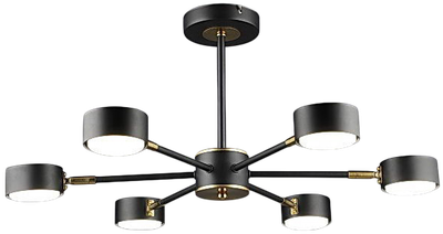 Люстра Aitin-Pro N6660/6 (черный/медь)