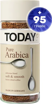 Кофе растворимый Today Pure Arabica (95г)