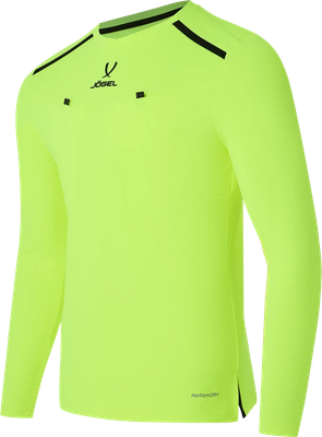 Лонгслив судейский Jogel Division Performdry Referee Ls Tee (M, желтый неон)