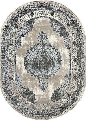 Ковер Bossan Rome D074A-GRI-BEJ-OVAL (2x2.9)
