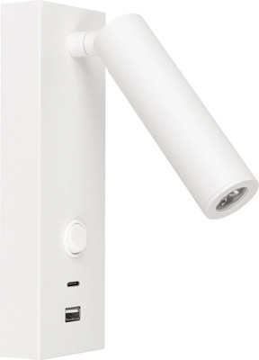 Спот Arlight SP-BED-CHARGE-S60x125-3W Warm3000 WH 20deg / 031394(1)