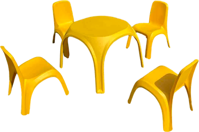 Комплект мебели с детским столом ИМпласт 15364 (желтый)