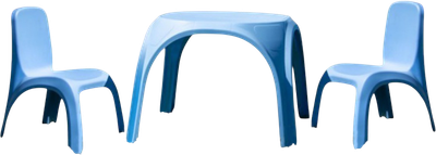 Комплект мебели с детским столом ИМпласт 15367 (голубой)