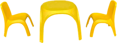 Комплект мебели с детским столом ИМпласт 15368 (желтый)