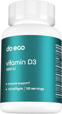 Витамин Do eco D3 5000 ME (120 капсул)