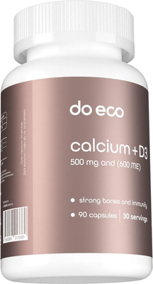 Витаминно-минеральный комплекс Do eco Кальций + витамин D3 (90 капсул)