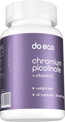 Витаминно-минеральный комплекс Do eco Пиколинат хрома + Витамин С (60 капсул)