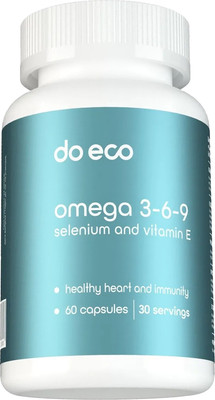 Жирные кислоты Do eco Омега 3-6-9 С селеном и витамином Е (60 капсул)