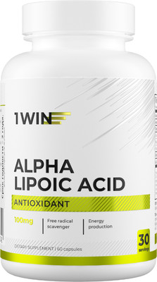 Жирные кислоты 1WIN Альфа Липоевая кислота (60 капсул)