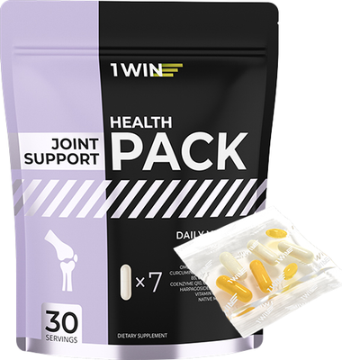 Комплексная пищевая добавка 1WIN Joint support Нealth pack (30шт)