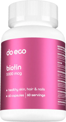 Витамин Do eco Биотин 5000 мкг (60 капсул)
