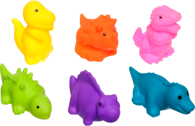 Набор игрушек для ванной Крошка Я Динозаврики / 10095828 (6шт)