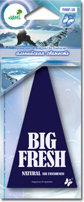 Ароматизатор автомобильный FKVJP Big Fresh Альпийская свежесть PABF-18