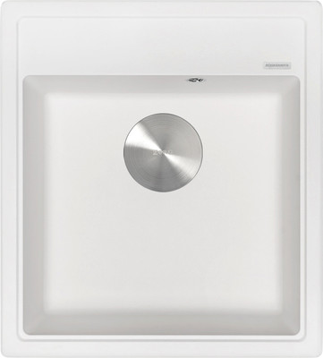 Мойка кухонная ZORG С сифоном Rock 46 Premium (белый)