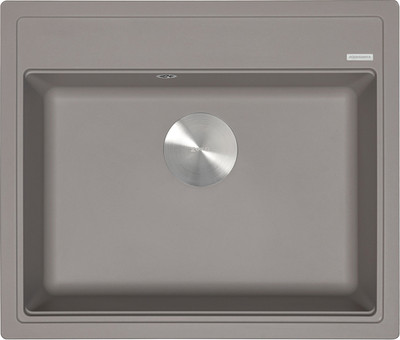 Мойка кухонная ZORG С сифоном Rock 60 Premium (алюметаллик)