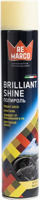 Полироль для пластика Re Marco Brilliant Shine Ваниль RM-800 (750мл)