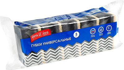 Набор губок для мытья посуды You'll love 75109 (5шт)