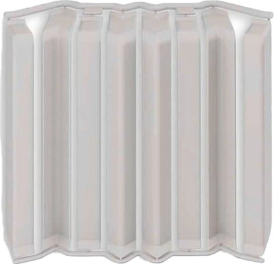 Набор фурнитуры для плинтуса Ideal Дюра фигурный 002 Светло-серый (80мм, 8шт, флоупак)