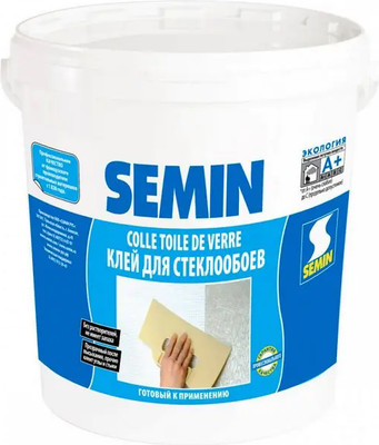 Клей Semin Colle Toile De Verre для стеклообоев  (5кг)
