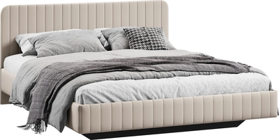Двуспальная кровать ТриЯ Шелли Тип 1 160x200 (велюр Confetti Cream)