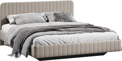 Двуспальная кровать ТриЯ Шелли Тип 1 160x200 (велюр Confetti Smoke)