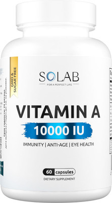 Витамин SOLAB А 10000МЕ (60 капсул)