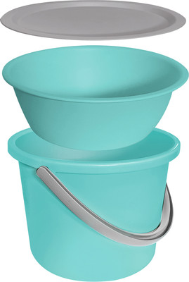 Набор для уборки Bradex HM-9811 (ведро 10л, таз 4л, мятный)