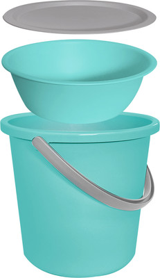 Набор для уборки Bradex HM-9812 (ведро 13л, таз 4л, мятный)