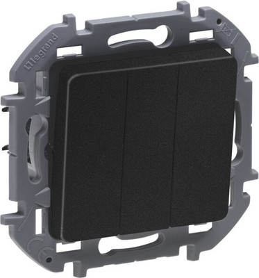 Выключатель Legrand Inspiria 673543 (антрацит)