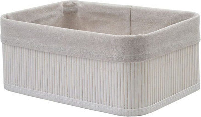 Корзина Natural House Бамбук 300x200x120 / Shan-20L (белый)