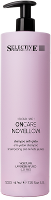 Оттеночный шампунь для волос Selective Professional Oncare Noyellow Для устранения нежелательных желтых оттенков (1л)