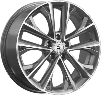 Литой диск SKAD КР012 Tiggo 8 Pro 18x7" 5x108мм DIA 60.1мм ET 47мм (Diamond Gloss Graphite)