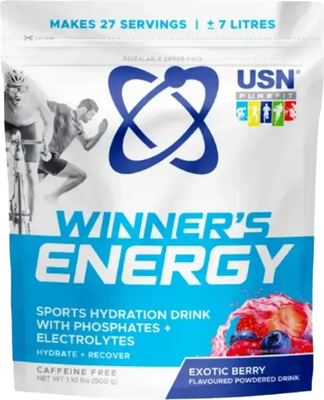 Изотоник USN Winner's EnerG (экзотическая ягода, 500г)