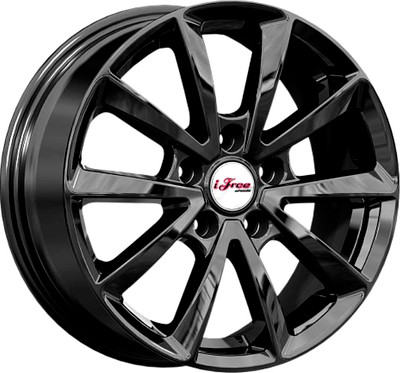 Литой диск iFree Скайрим 16x6.5" 5x114.3мм DIA 60.1мм ET 45мм BK