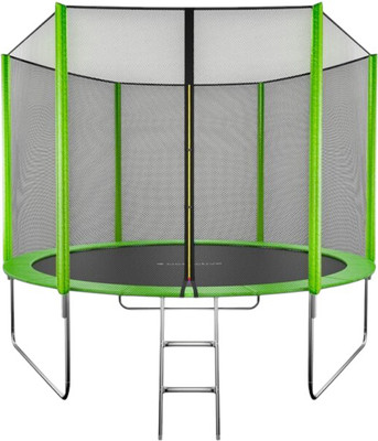 Батут GetActive J8L (зеленый, с сеткой)